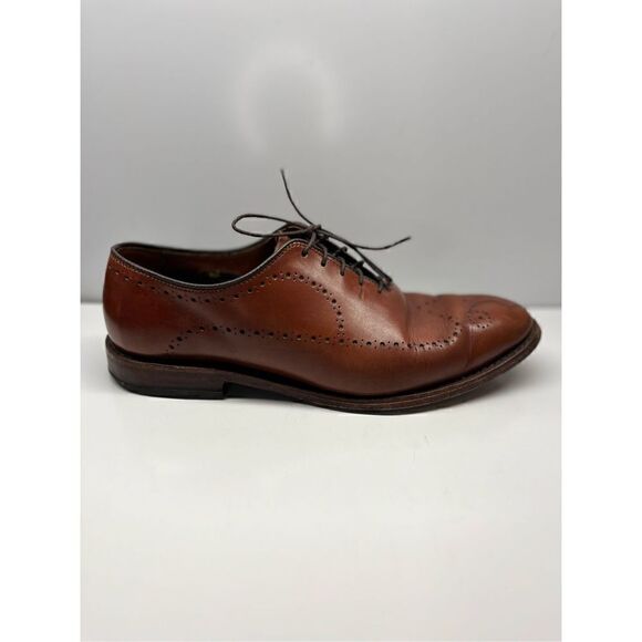 Allen Edmonds Fairfax Walnut Whole Cut Brogue Oxford Dress Shoes Size 8D main image 4